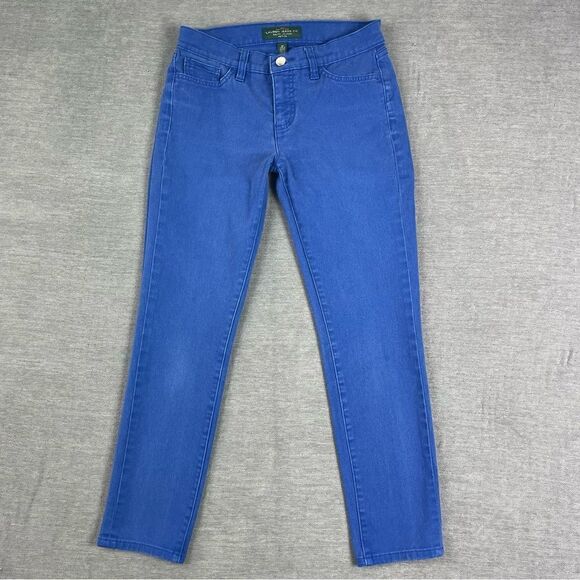 Lauren Ralph Lauren Blue Modern Straight Ankle Jeans Women’s Size 2P - Picture 2 of 10
